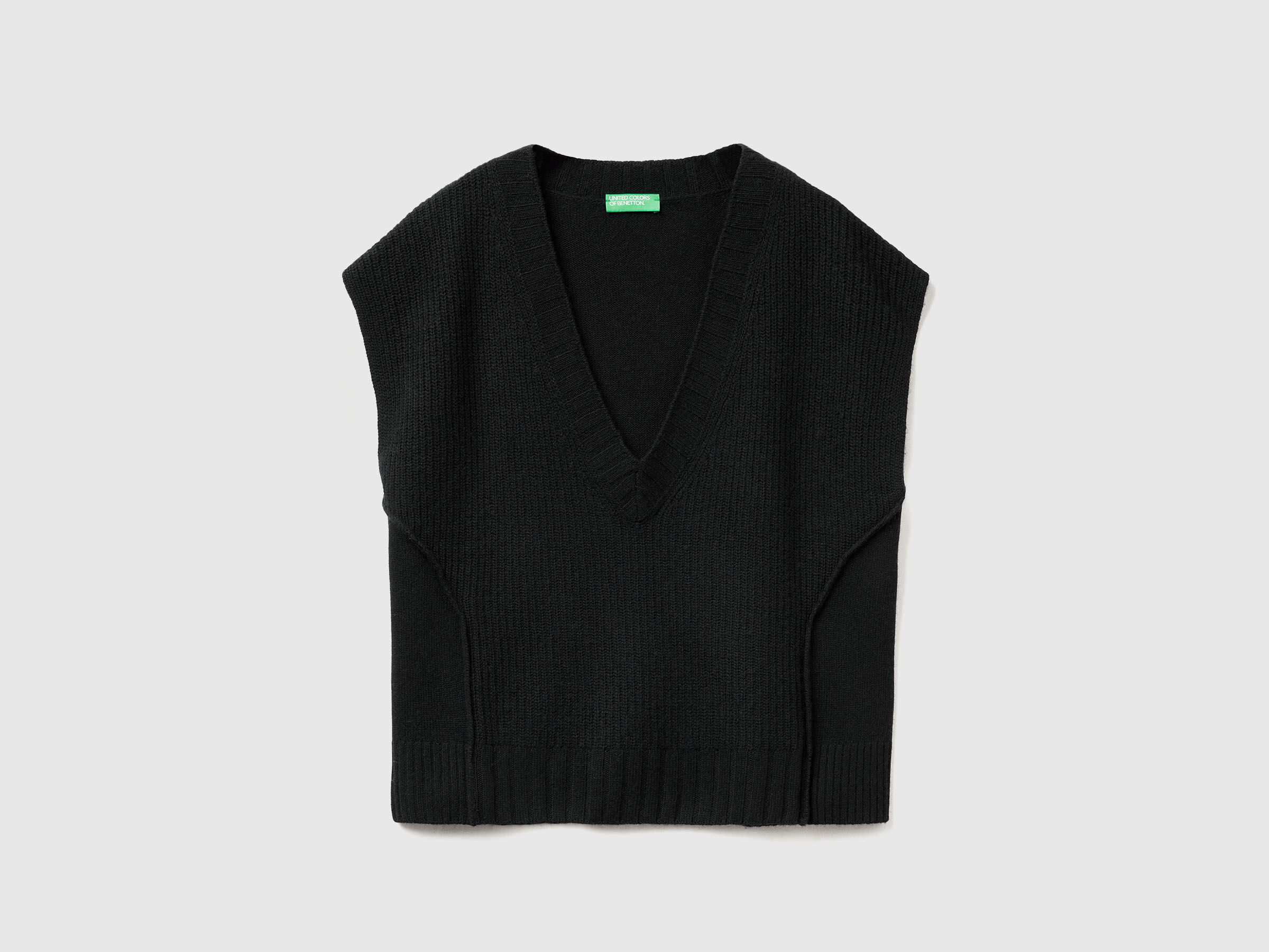 S/L V NECK SWEATER Damen image number 5